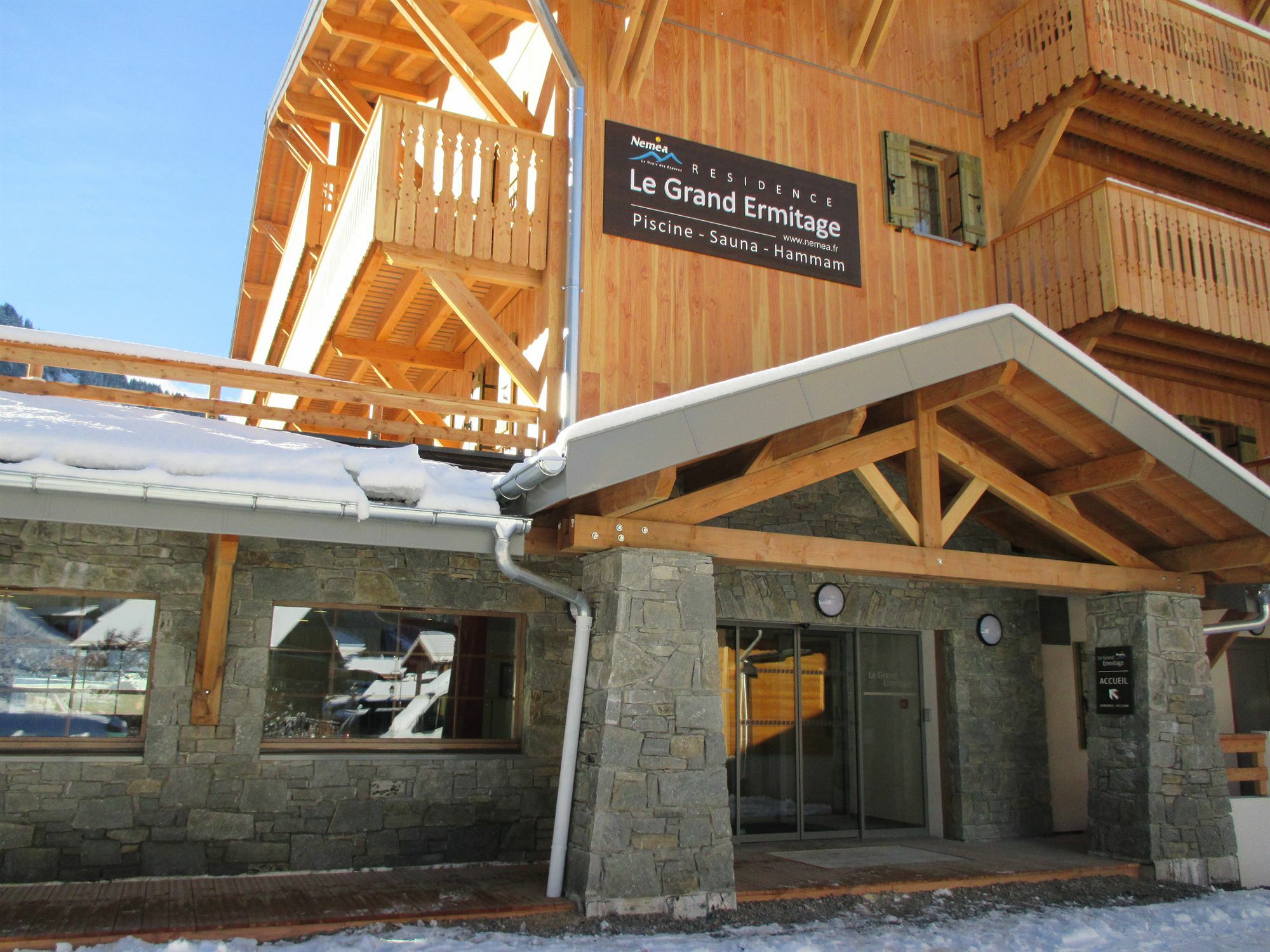 Résidence Néméa Le Grand Ermitage Châtel Extérieur photo